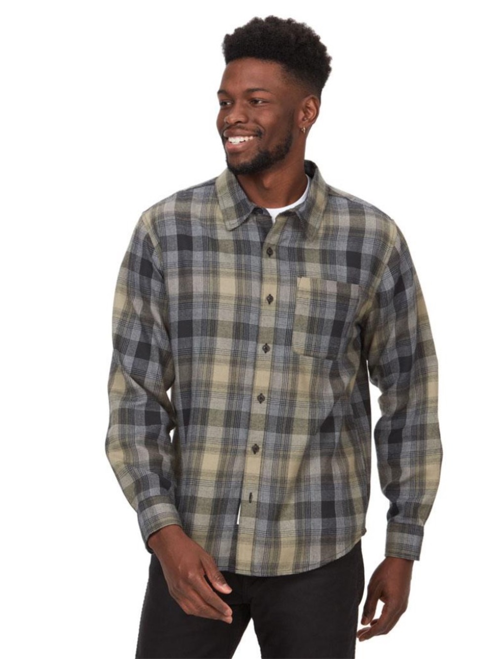 Marmot Mountain Works Fairfax Novelty Lightweight Long Sleeve Flannel Men's XXL